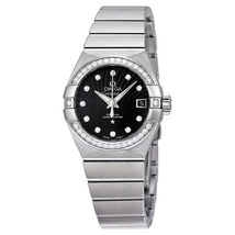 Omega Constellation Chronometer Automatic Diamond Ladies Watch 123.15.27.20.51.001
