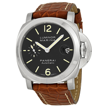 Panerai Luminor Marina Automatic Black Dial Men's Watch PAM00048