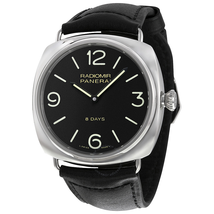 Panerai Radiomir Black Dial Leather Men's Watch PAM00610