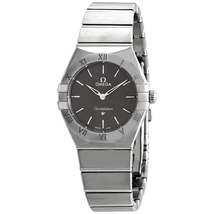 Omega Constellation Manhattan Quartz Grey Dial Ladies Watch 131.10.28.60.06.001