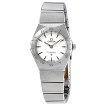 Omega Constellation Manhattan Quartz Silver Dial Ladies Watch 131.10.25.60.02.001