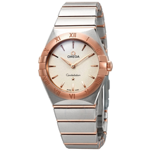 Omega Constellation Manhattan White Silvery Dial Ladies Watch 131.20.28.60.02.001