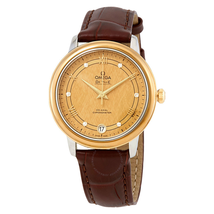 Omega De Ville Automatic Diamond Champagne Dial Ladies Watch 424.23.33.20.58.001
