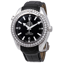 Omega Seamaster Planet Ocean Automatic Diamond Black Dial Ladies 42mm Watch 232.18.42.21.01.001