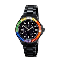 Oniss ON7324 BlackDial Ladies Watch ONJ7324-050BK-RDSC