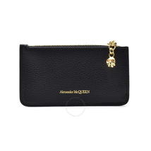 Alexander Mcqueen Alexander McQueen Black Leather Card Holder 554199 BPT0G 1000