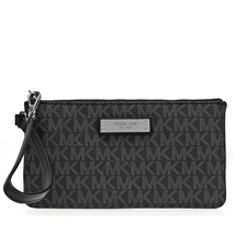 Michael Kors Medium Jet Set Wristlet- Black 32S7SJSW2B-001