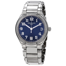 Patek Philippe Twenty 4 Blue Sunburst Dial Automatic Ladies Diamond Watch 7300/1200A-001