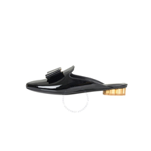 Ferragamo Ladies Black Patent Sciacca Mules 01N226 695097