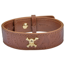 S.T. Dupont Disney's Pirates of The Caribbean Brown Leather Bracelet 003201PC