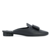 Ferragamo Ladies Flower Heel Mule Slipper Shoe 01N226 684331
