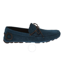 Ferragamo Men's Atlante Suede Drivers 02B371 708347