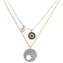 Swarovski Crystal Wishes Evil Eye Pendant Set, Blue - 5272243