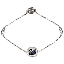 Swarovski Remix Collection Swan Strand Blue Rhodium Plating 5375252