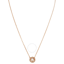 Swarovski Sparkling Dance Round Necklace in Rose Gold 5272364