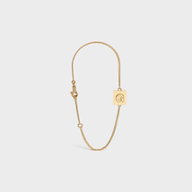 Celine Alphabet G Bracelet 46B0G6BRA.35OR