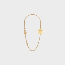 Celine Alphabet T Bracelet 46B0T6BRA.35OR