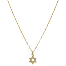 Swarovski Gold-Plated Star of David Necklace 5413412