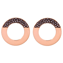 Swarovski Hoop Fever Round Pierced Earrings 5352005