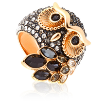 Swarovski Swarovski March Owl Motif Ring Size 55 5410399
