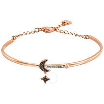 Swarovski Symbolic Moon Bangle Bracelet Rose Gold-Tone 5429729