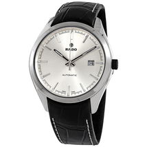 Rado HyperChrome XL Silver Dial Automatic Men's Leather Watch R32272105