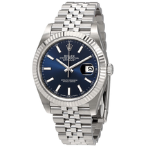 Rolex Datejust Blue Dial Automatic Men's Jubilee Watch 126334BLSJ