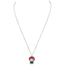 Swarovski Swarovski Hello Kitty Pendant Multi Colored Rhodium Plated Necklace 5373134