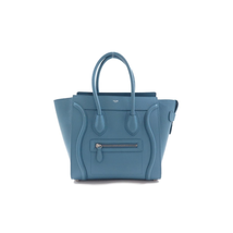 Celine Micro Luggage Slate Blue Handbags 189793DRU.07SU