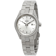 Rado HyperChrome Silver Dial Diamond Ladies Watch R32112103