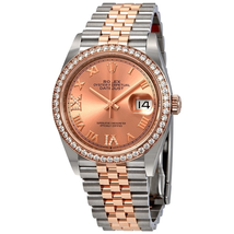 Rolex Datejust 36 Automatic Pink Diamond Dial Ladies Steel and 18K Everose Gold Jubilee Watch 126281PRDJ