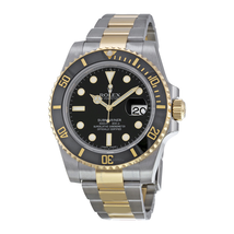 Rolex Submariner Black Dial Stainless Steel and 18K Yellow Gold Oyster Bracelet Automatic Men's Watch 116613BKSO 116613LN