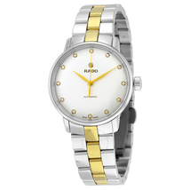 Rado Coupole Classic Automatic White Dial Two-tone Ladies Watch R22862732