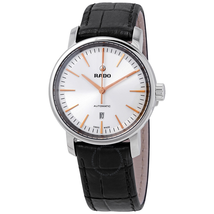 Rado DiaMaster Automatic Silver Dial Ladies Leather Watch R14050105