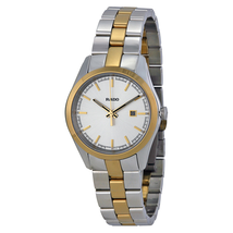 Rado Hyperchrome Silver Dial Two-Tone Ceramos and Steel Ladies Watch R32975102