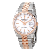 Rolex Datejust 36 Automatic White Dial Men's Steel and 18kt Everose Gold Jubilee Watch 126231WSJ