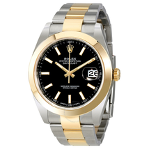 Rolex Datejust 41 Black Dial Steel and 18K Yellow Gold Oyster Men's Watch 126303BKSO