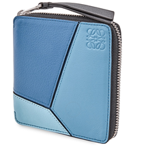 Loewe Loewe Blue Puzzle Square Zip Wallet 121.30.M88.8890