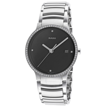 Rado Centrix Black Dial Men's Stainless Steel Watch R30630713