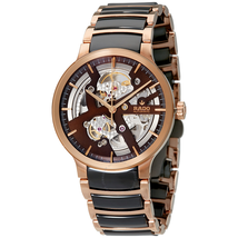 Rado Centrix Brown Skeleton Dial Automatic Men's Watch R30181312