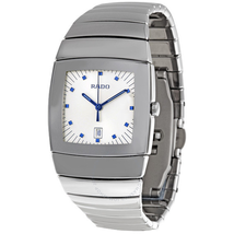 Rado Sintra Silver Dial Platinum Ceramic Ladies Watch R13721102