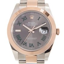 Rolex Datejust 41 Automatic Chronometer Grey Dial Men's Watch 126301-0015