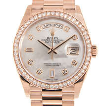 Rolex Day-Date Automatic Chronometer Diamond Ladies Watch 128345rbr-0028 128345PAVEP