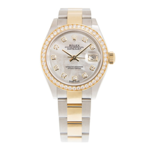 Rolex Lady Datejust Mother of Pearl Diamond Steel and 18K Yellow Gold Oyster Watch 279383MDO 279383 MDO