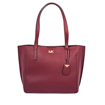 Michael Kors Ana Medium East/West Tote- Oxblood 30T8GX4T8L-610