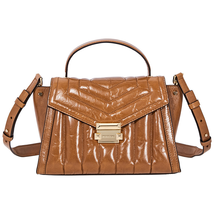 Michael Kors Whitney Medium Quilted Leather Satchel - Acorn 30F8GXIS6T-203