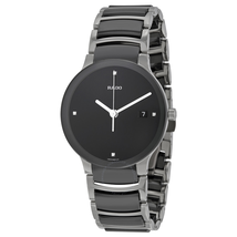 Rado Centrix Quartz Black Dial Black Ceramic Unisex  Watch R30934712