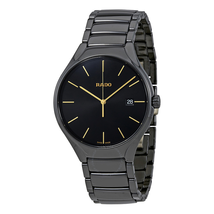 Rado True Black Dial Ceramic Men's Watch R27238152