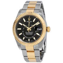 Rolex Sky-Dweller Automatic Men's 18kt Yellow Gold Oyster Watch 326933BKSO