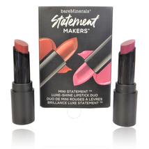 bareMinerals / Statement Makers Mini Luxe-shine Lipstick Duo .04 oz (1 ml) BARESX1